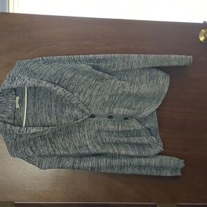 Croft & Barrow Black and White Knit Sweater Women's large